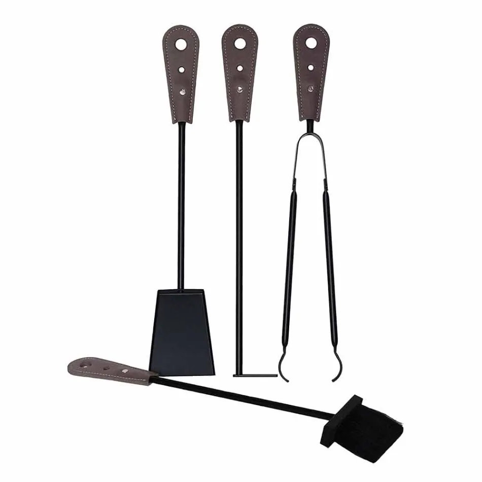 Krbové doplňky s koženými držáky Nilar, moderní design Viadurini