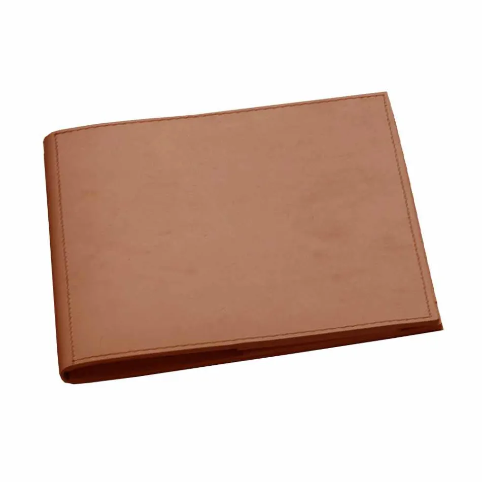 Stolní doplňky z regenerované kůže 5 kusů vyrobené v Itálii - Aristoteles Viadurini