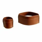 4-kusové regenerované kožené psací potřeby vyrobené v Itálii - Ebe Viadurini