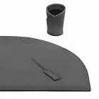 Stolní doplňky z regenerované kůže 4 kusy vyrobené v Itálii - Medea Viadurini