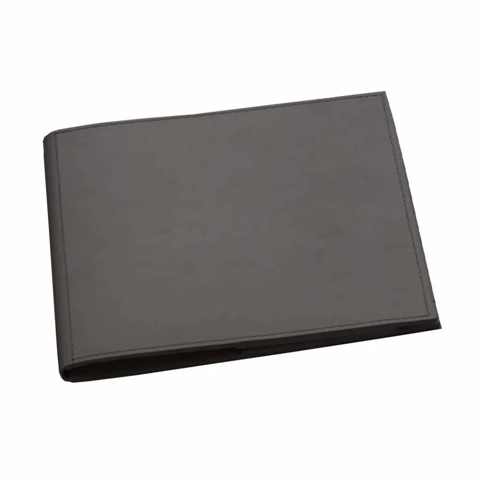 Stolní doplňky z regenerované kůže 5 kusů vyrobené v Itálii - Medea Viadurini