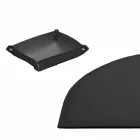 Stolní doplňky z regenerované kůže 5 kusů vyrobené v Itálii - Medea Viadurini