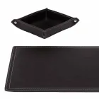 Příslušenství 4-kusový regenerovaný kožený stůl vyrobený v Itálii - Ascanio Viadurini