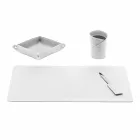 Příslušenství 4-kusový regenerovaný kožený stůl vyrobený v Itálii - Ascanio Viadurini