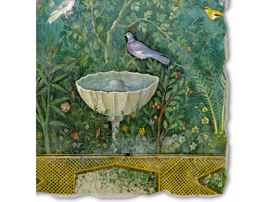 Roman Fresco „zahrada s fontánou Erme a“ speciální Viadurini