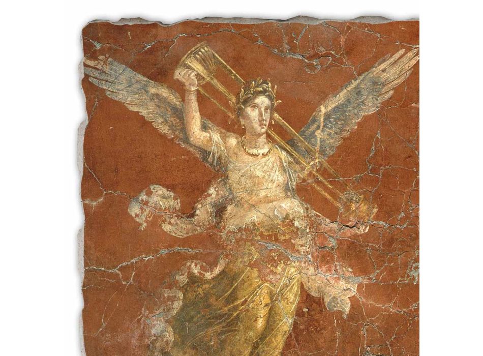 Fresco handmade Ital Roman „Cyklus múz“