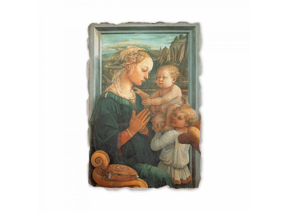Fresco provádí v italském Filippo Lippi „Madony s dítětem“