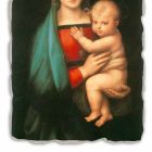 Fresco Italská vyrobené Raffaello Sanzio &quot;Madonna del Granduca&quot; Viadurini