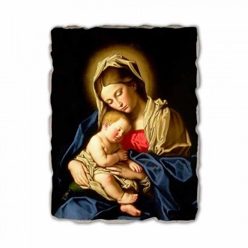 Fresco provádí v Itálii Sassoferrato „Madony s dítětem“