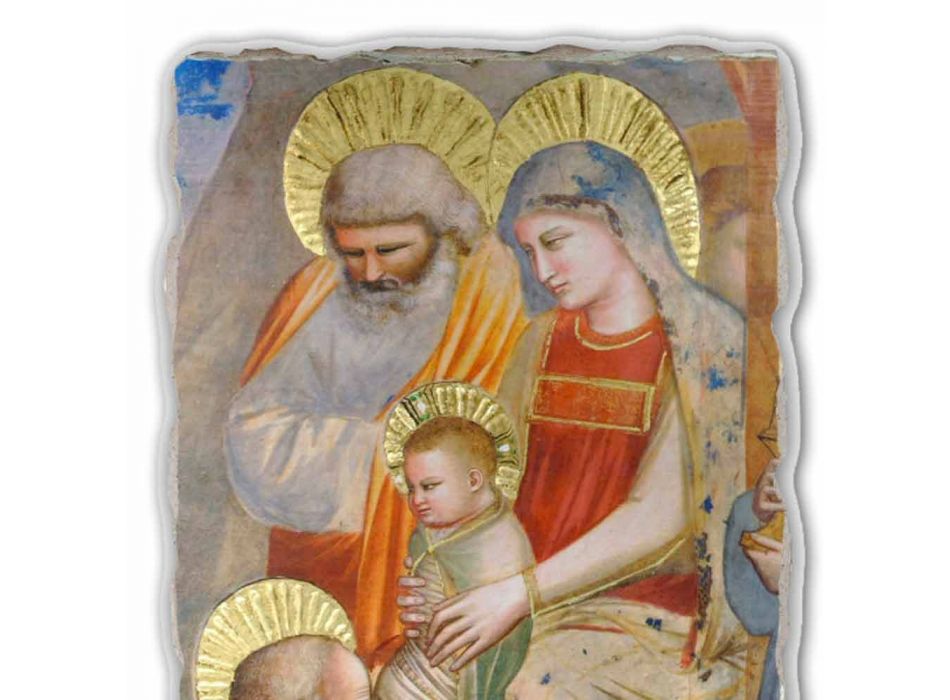 Giotto freska „Klanění tří králů“ ručně v Itálii