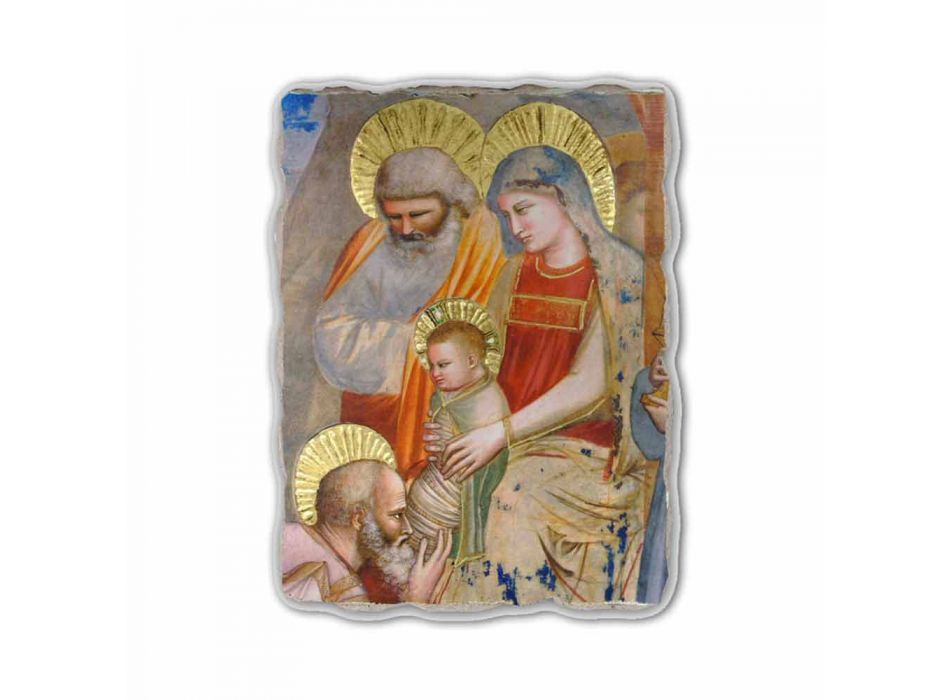 Giotto freska „Klanění tří králů“ ručně v Itálii