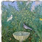 Největší Roman Fresco &quot;Garden s Hermes a Fontana&quot; část. Viadurini