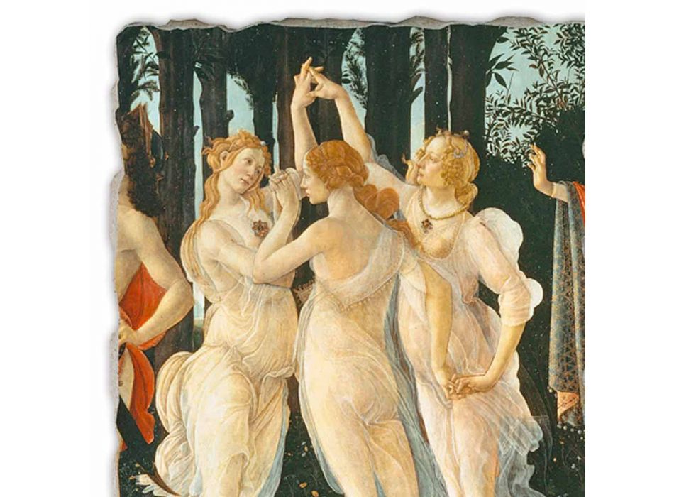velký Botticelli Fresco „Alegorie jara“ část.