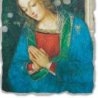 Great Fresco ručně v Itálii Pinturicchia „Zrození“ Viadurini