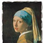 Great Fresco handmade Vermeer je „dívka s turbanem“ Viadurini