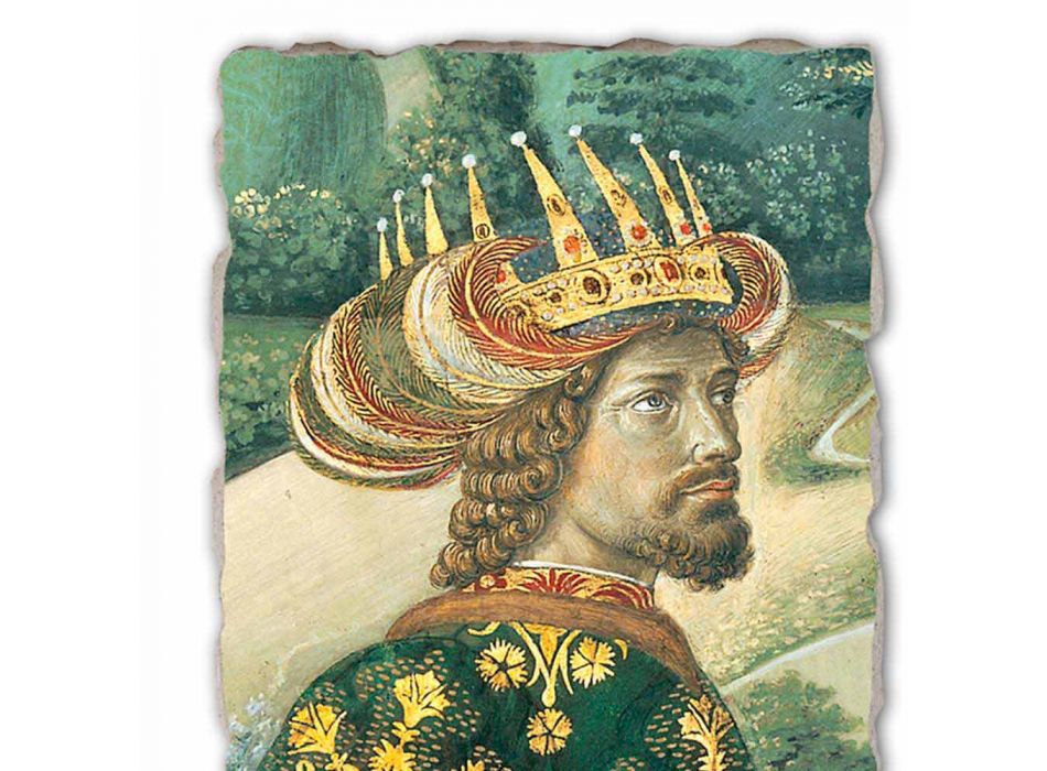 Největší Fresco Gozzoli Průvod Tří králů s králem Melchior &quot;