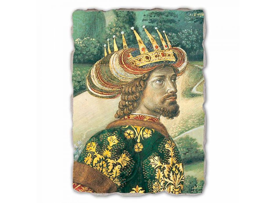 Největší Fresco Gozzoli Průvod Tří králů s králem Melchior &quot;