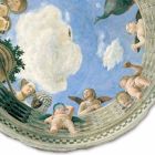 velký Mantegna Fresco „Oculus s andělíčky a Dame výhledem“ Viadurini
