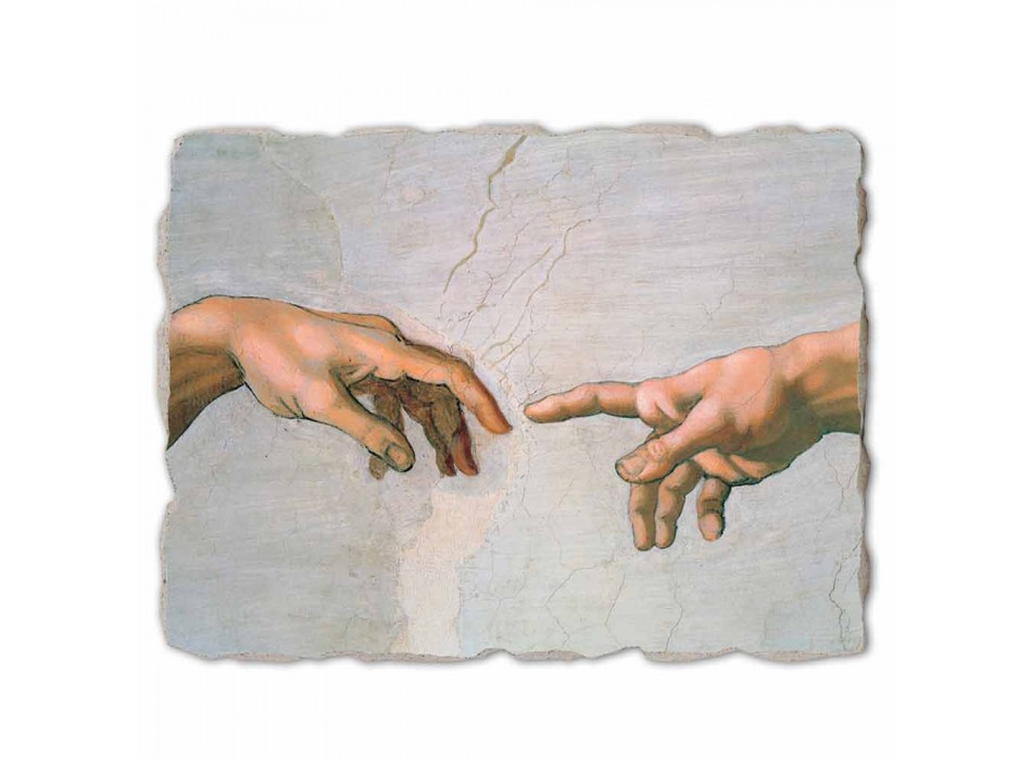 velký Michelangelo freska „Stvoření Adama“ zvláštní