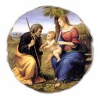 Fresco velký Raffaello Sanzio „Svatá rodina s palmou“ Viadurini