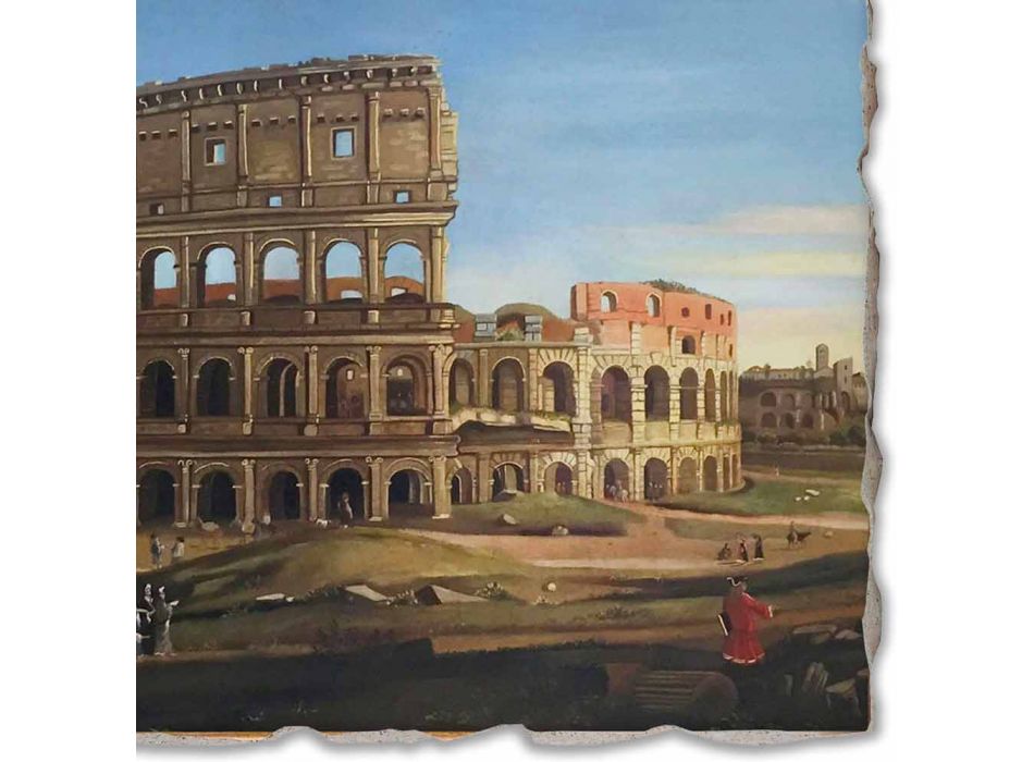 Great Fresco Vanvitelli „Koloseum a Konstantinův oblouk“ Viadurini