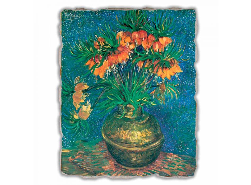 Great Fresco Vincent Van Gogh &quot;Still Life with Fritillaries&quot; Viadurini