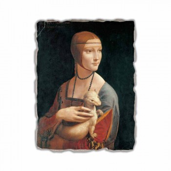 Fresco Leonardo da Vinci „Dáma s hranostajem“