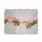 Fresco vyrobena z části Itálie Michelangelova „Stvoření Adama“. Viadurini