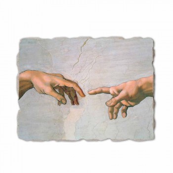 Fresco vyrobena z části Itálie Michelangelova „Stvoření Adama“.