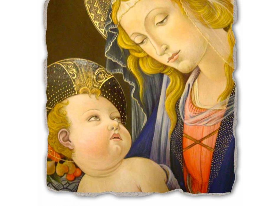 Fresco hrát Botticelli „Madonna knihy“ Viadurini