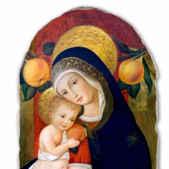 Fresco reprodukce Carlo Crivelli &quot;Madona s dítětem&quot; XV century