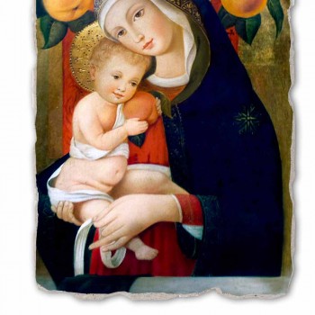 Fresco reprodukce Carlo Crivelli &quot;Madona s dítětem&quot; XV century