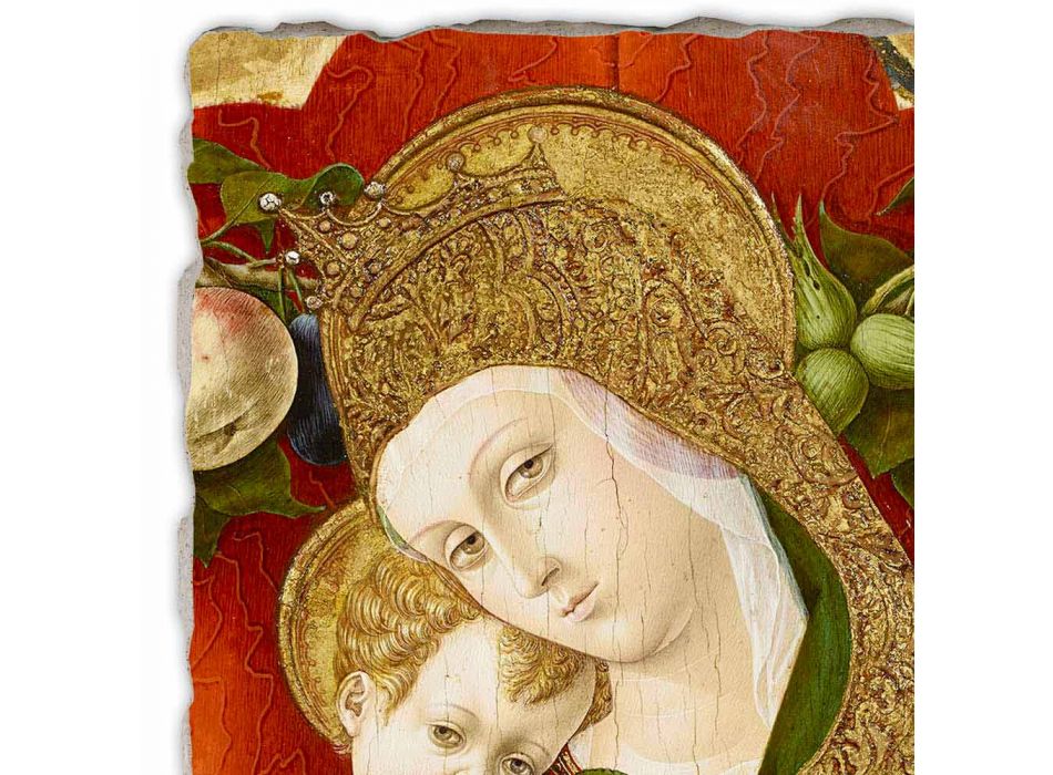 Fresco reprodukce Carlo Crivelli &quot;Madonna Lochis&quot; 1475 Viadurini
