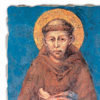 Fresco rozmnožování Cimabue &quot;San Francesco&quot; XIII century