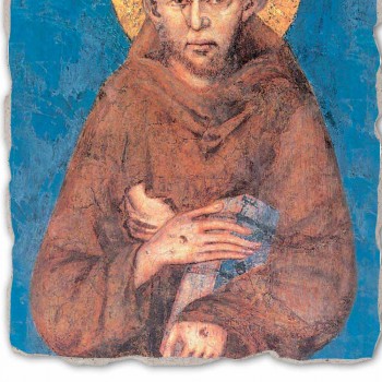 Fresco rozmnožování Cimabue &quot;San Francesco&quot; XIII century