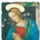 Fresco Pinturicchio ručně vyráběné reprodukce „Zrození“ Viadurini