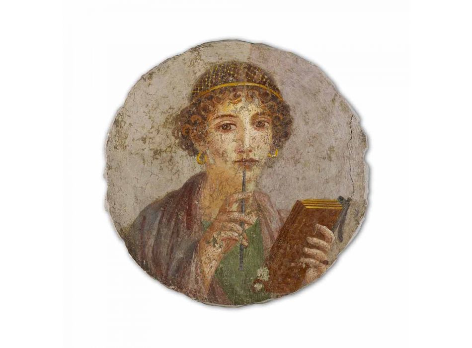 Fresco rozmnožování made in Italy Roman &quot;The Poet&quot; Viadurini