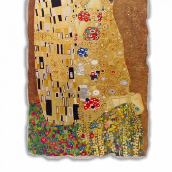 Fresco reprodukce vyrobeny v Itálii Gustava Klimta „Polibek“