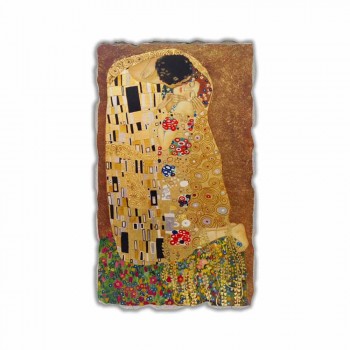 Fresco reprodukce vyrobeny v Itálii Gustava Klimta „Polibek“