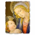 Fresco velká hra Botticelli „Madonna knihy“ Viadurini
