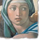 Fresco Michelangelo rozmnožování „Věštírna v Delfách“ Viadurini
