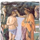 Fresco rozmnožování Perugino „Křest Krista“ Viadurini