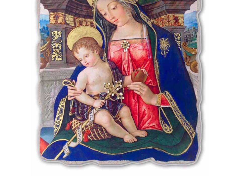 Fresco Pinturicchio hrát Pala Santa Maria dei Fossi