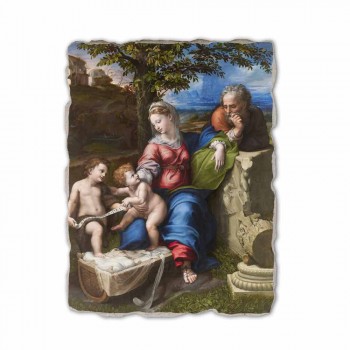 Fresco rozmnožování R.Sanzio „Svatá rodina pod dub“
