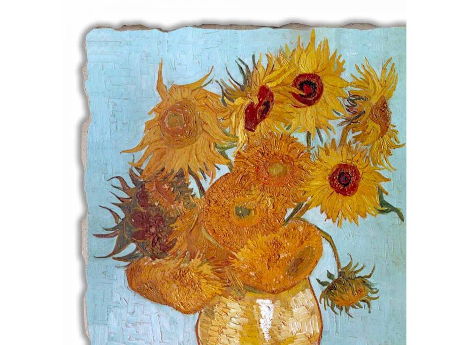 Fresco reprodukce Vincent Van Gogh „Váza Slunečnice“