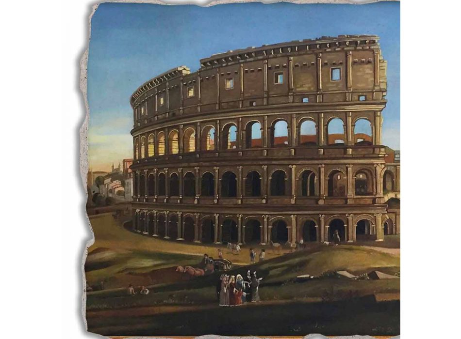 Vanvitelli Fresco „Pohled na Koloseum a Konstantinův oblouk“