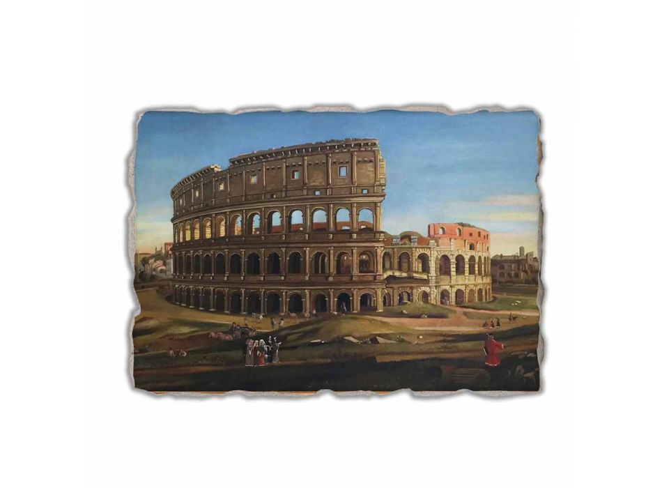 Vanvitelli Fresco „Pohled na Koloseum a Konstantinův oblouk“