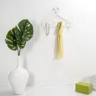 Nástěnný věšák na kabáty Recyklovatelný věšák z plexiskla 2 kusy - Tirreno Viadurini