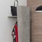 Designový vstupní věšák na kabáty z bílého dřeva, břidlice nebo betonu - Fjona Viadurini