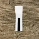 Věšák na zeď Corian s bílou nebo černou vložkou, 3 kusy - Appiccio Viadurini